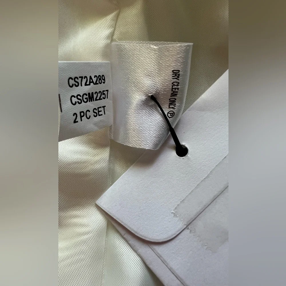 Calvin Klein 2 piece suit (hypoallergenic Siberian cat not included) 😹 - Picture 10 of 12
